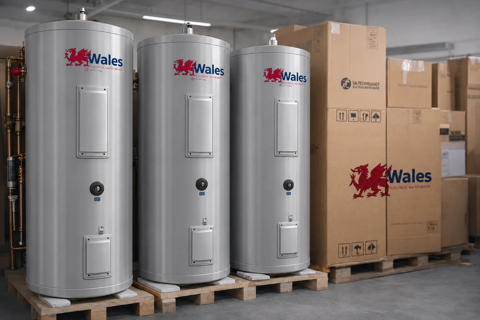 Wales electric water heater supply and delivery