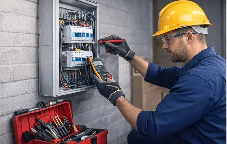 Water heater electrical and plumbing safety check